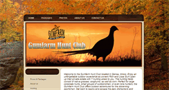 Desktop Screenshot of gumfarmhuntclub.com